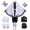 Démon Shinobu Kochou Costume Femmes Anime Cosplay Kamado Kimono Halloween Tenues Pour Enfants et Adultes 150 