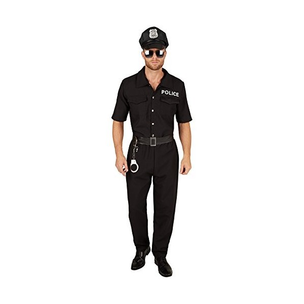 TecTake dressforfun Costume pour Homme Policier | Ceinture | Pantalon Confortable S | No. 301434 