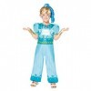 amscan 9909184 Costume officiel Shimmer and Shine pour fille 6-8 ans Bleu