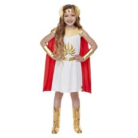 Smiffys Officially Licensed Costume She-Ra sous licence officielle, Filles, 52279M, blanc, M-7-9 Years