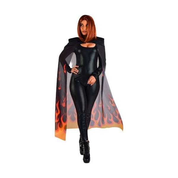 amscan- Cape Transparente – 56 cm x 46 cm | Multicolore | 1 pièce. Costume, 8408655