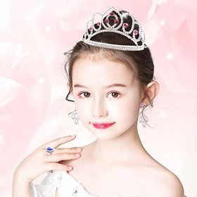 deAO Ensemble de Chaussures de Princesse et Accessoires Imitation Ensemble pour Enfants 3 Paires de Chaussures avec Talons, C