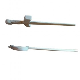 Générique Lot de 2 Jouets en Bois artisanaux, Jeux dimitation pour Enfants- Pack Chevalier Lot de 2 épées en pin Massif