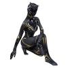 MODRYER Filles Femmes Black Panther Shuri Costume Outfit Body avec Masque Superhero Cosplay Combinaison Avenger Halloween Mas