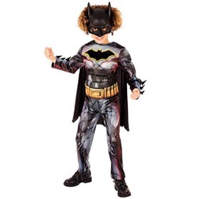 dc comics Garçons Déguisement Batman Multicolore 5-6 ans