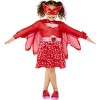 amscan Girls Child PJ Masks Owlette Fancy Dress Costume Years, 9908862, Rouge, Age: 6-8 Ans
