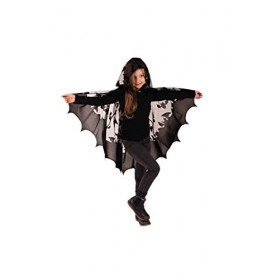 PartyXPeople Cape de chauve-souris pour enfant Noir 12728-152