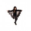 PartyXPeople Cape de chauve-souris pour enfant Noir 12728-152