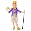 amscan-Willi Wonka Costume dHalloween pour fille 6-8 ans, 9909007