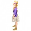 amscan-Willi Wonka Costume dHalloween pour fille 6-8 ans, 9909007