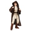 MIELE KOHLER Costume de Jedi pour enfant Tunique Combinaison à capuche Robe et chaussures Tenue Halloween Cosplay Costume Pro