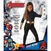 Rubies Déguisement officiel Marvel Avengers Black Widow pour fille, taille L, âge 7-8 ans, hauteur 128 cm