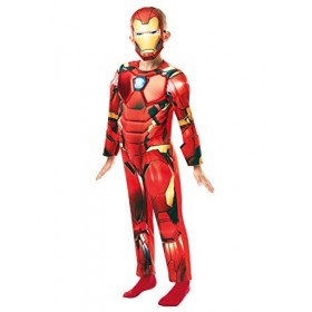 Rubies Marvel Avengers Iron Man Deluxe 640830M Costume pour enfant garçon 5/6 ans