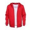 HEROMEN Coco Miguel Hoodie,Plus Velours Rembourré Cosplay Costume Adulte/Enfants,Red Thick -130cm