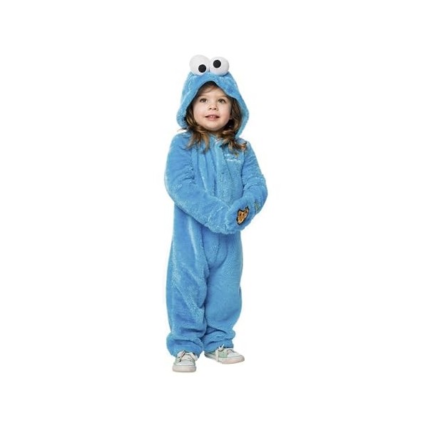 Rubies Déguisement officiel de Sesame Street pour enfant – Taille S 3-4 ans – Bleu