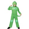  9908866 Child Boys Gekko PJ Masks GID Muscle Suit Costume 3-4yr 