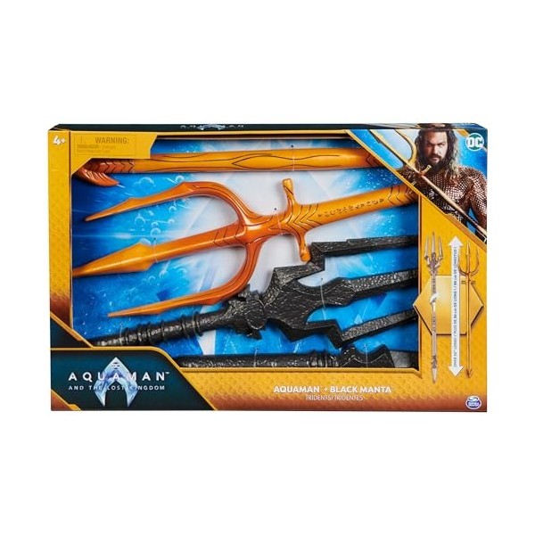 AQUAMAN AquamanNBlackMantaTrident, 6065633, Multicolore