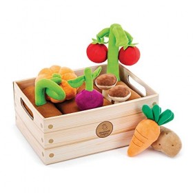 Potager de Learning Resources avec 8&nbsp;légumes en peluche, à partir de 2&nbsp;ans
