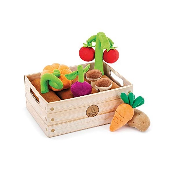 Potager de Learning Resources avec 8 légumes en peluche, à partir de 2 ans