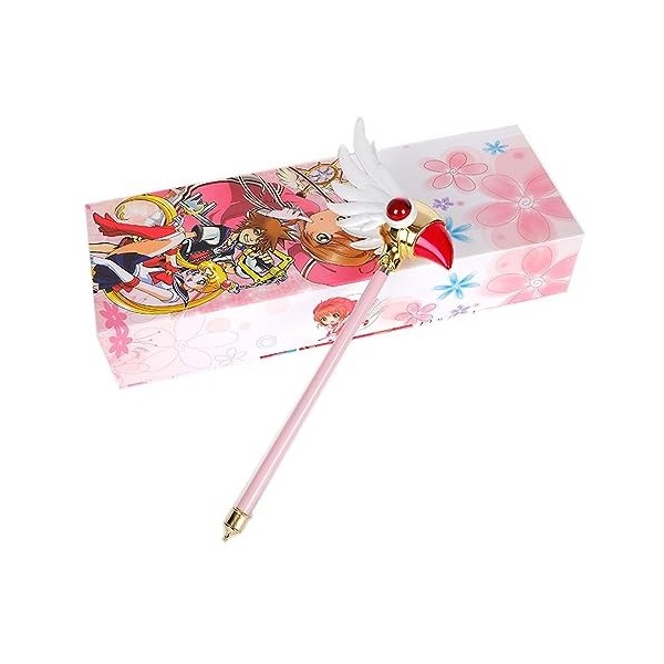 Anime carte-captor sa-kura bâton magique 52 CM Cosplay accessoires longueur réglable baguette magique personnel Halloween car