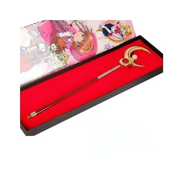 Anime carte-captor sa-kura bâton magique 52 CM Cosplay accessoires longueur réglable baguette magique personnel Halloween car