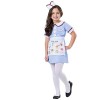 Dress Up America Costume de serveuse de salle à manger pour enfants - Ensemble de costumes pour fille des années 1950 - Habil