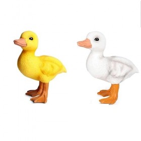 SWZY 2 pcs Mini Figurines de Canard,Décoration Gâteau Duck,Duck Ornement,Figurines de Jardin Décoration,Figurines de Petits p