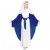 "HOLY MARY" robe with cape, belt, headpiece - M 