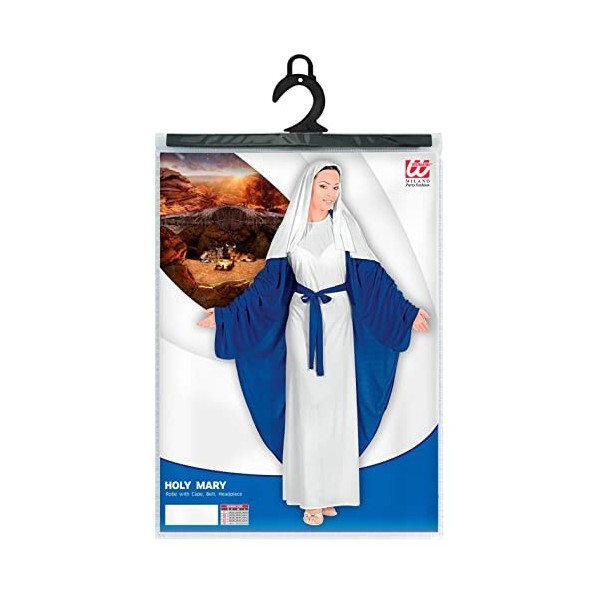 "HOLY MARY" robe with cape, belt, headpiece - M 