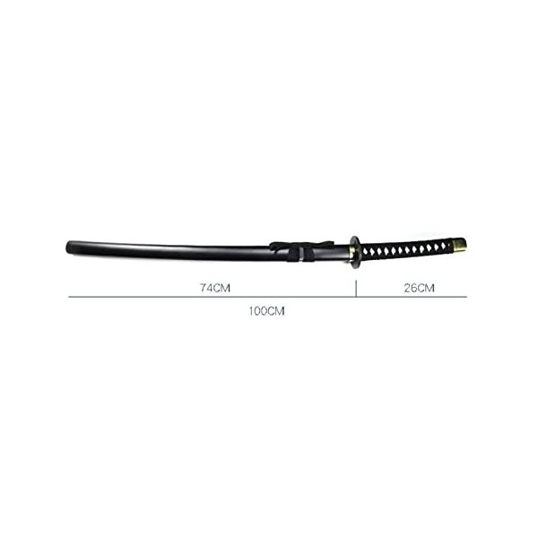 KLHGDM Anime Samurai Swords, Collections Dépée, épées De Samurai en Bois, Accessoires De Rôle Jouets, Armes pour Amateurs D