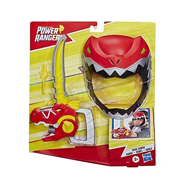 Power Rangers Playskool Heroes Sabre Zord et Masque du Ranger Rouge - Jouet