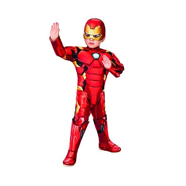 Rubies Costume officiel Marvel Avengers Iron Man pour enfant de 3 à 4 ans