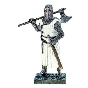 Joh. Vogler GmbH Figurine Templier allemand avec hache et épée 18 cm