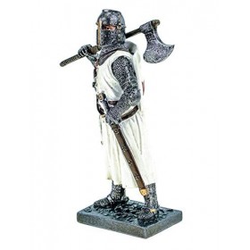 Joh. Vogler GmbH Figurine Templier allemand avec hache et épée 18 cm