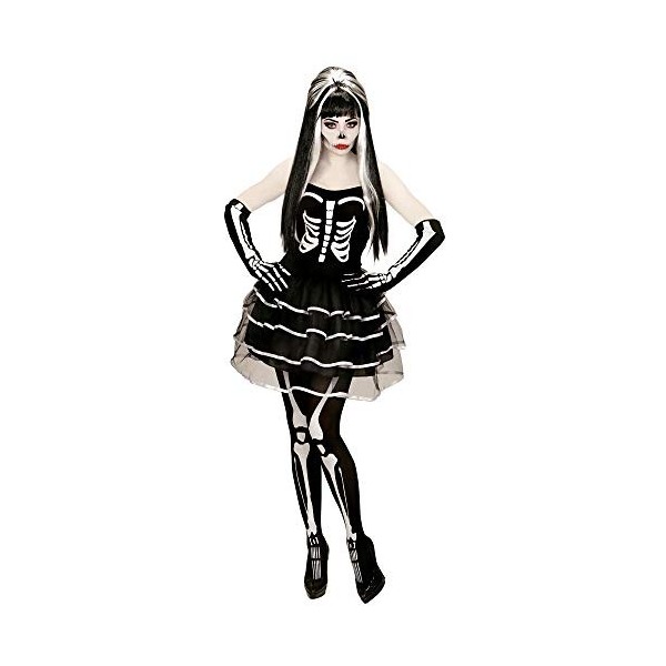 "SKELETON" dress, gloves - S 