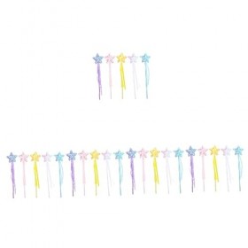 Toyvian 25 Pièces De Fée Tenues De Jeu De Rôle Costumes De Princesse Costume DÉtoile Accessoire De De Fête Cosplay Baguettes