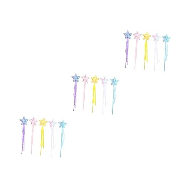 Toyvian 25 Pièces De Fée Tenues De Jeu De Rôle Costumes De Princesse Costume DÉtoile Accessoire De De Fête Cosplay Baguettes