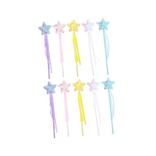 Toyvian 25 Pièces De Fée Tenues De Jeu De Rôle Costumes De Princesse Costume DÉtoile Accessoire De De Fête Cosplay Baguettes