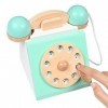 cypreason 2 jouets pour téléphone - Rétro - Téléphone jeu pour enfants - Vert - Avec goût vintage - Exercice pour les compéte