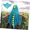 Toyvian 3 Pièces Dinosaure Cape À Capuche Halloween Costumes Décoration Extérieure Enfants Capes Enfant En Bas Âge Dinosaure 