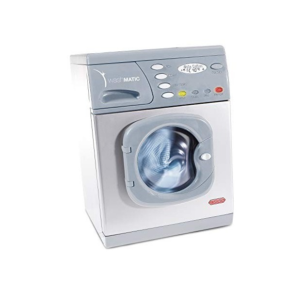 Casdon Electronic Washer - Realistic Toy Washing Machine For Children Aged 3+, Equipped With Lights And Buttons To Spark Thei