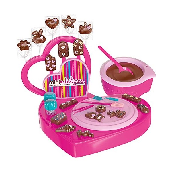 Mini Délices - Duo créatif - Choco Glaces + Mon Super Atelier Chocolat 5 en 1 - Jouet enfant 6 ans et plus - Lansay