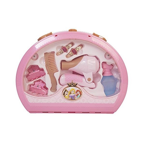 Disney Princess Style Collection Mallette avec Accessoires Beauté des Cheveux avec 7 Accessoires pour révéler ta Chevelure de