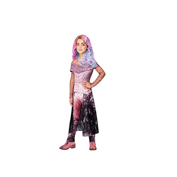 Smiffys 51590M Déguisement officiel Disney Descendants Audrey pour fille, noir et rose, M 7-9 ans