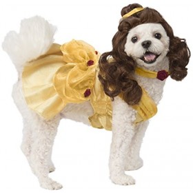 Beauty and The Beast Belle Dog Fancy Dress Costume Large