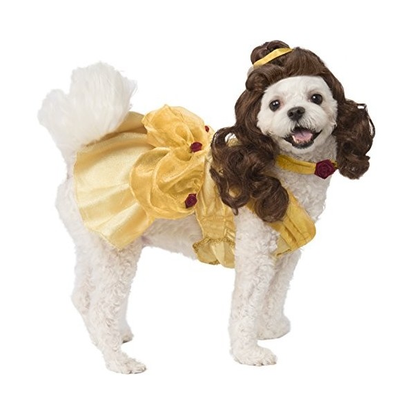 Beauty and The Beast Belle Dog Fancy Dress Costume Large
