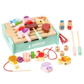 Colcolo Enfants Barbecue grillades Enfants Jouer Ensemble de Cuisine éducation précoce Ensemble de Jeu de Cuisine de Camping 
