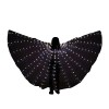 Costume de grandes ailes, Costume dailes de papillon LED pour enfants, Lumières dailes de danse du ventre avec des bâtons t