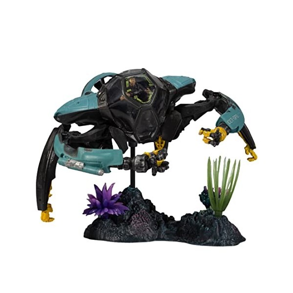 Disney Avatar - World of Pandora - Coffret Medium Deluxe - Robot Crabe & Soldat RDA - Figurine Officielle Issue du Film Avata