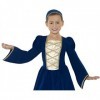 Girls Childs Blue Rich Tudor Princess Historical Book Day Week Fancy Dress Costume Outfit 4-12 years 7-9 years 